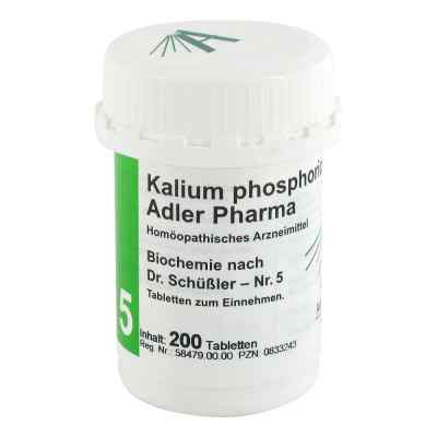 Biochemie Adler 5 Kalium phosphoricum D 6 Adl.ph. Tabletten  200 stk von Adler Pharma Produktion und Vert PZN 00833243