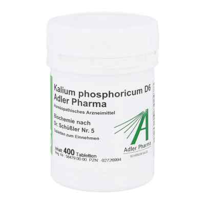 Biochemie Adler 5 Kalium phosphoricum D 6 Adl.ph. Tabletten  400 stk von Adler Pharma Produktion und Vert PZN 02726994