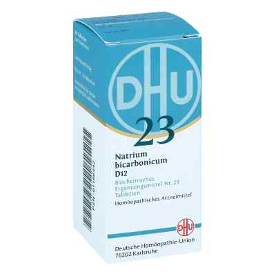 Biochemie Dhu 23 Natrium bicarbonicum D 12 Tabletten  80 stk von DHU-Arzneimittel GmbH & Co. KG PZN 01196442