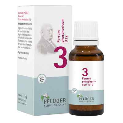 Biochemie Pflüger 3 Ferrum Phosphoricum D12 Globuli