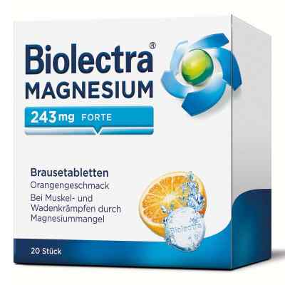 Biolectra Magnesium 243 mg forte Orange Brausetabletten