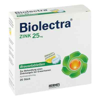 Biolectra Zink Brausetabletten 20 stk von HERMES Arzneimittel GmbH PZN 08656272