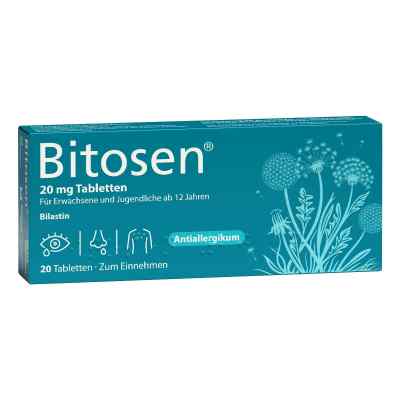 Bitosen 20 mg Tabletten bei Allergien 20 stk von BERLIN-CHEMIE AG PZN 18890508