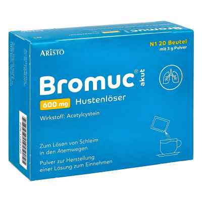 Bromuc akut 600mg Hustenlöser 20 stk von Aristo Pharma GmbH PZN 11353150