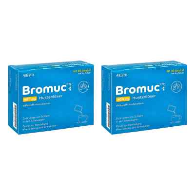Bromuc akut 600mg Hustenlöser 2x20 stk von Aristo Pharma GmbH PZN 08102344