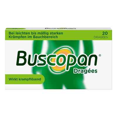 Buscopan Dragées bei leichten bis moderaten Bauchkrämpfen 20 stk von A. Nattermann & Cie GmbH PZN 00161996