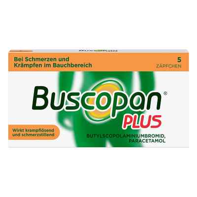 Buscopan PLUS Zäpfchen mit Paracetamol, bei Bauchschmerzen