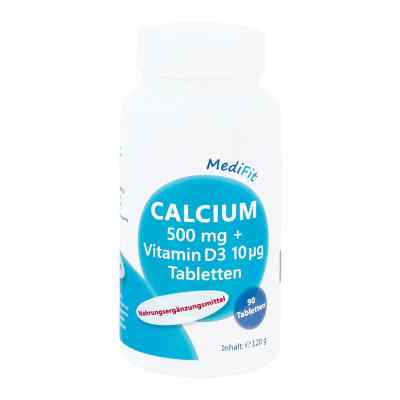 Calcium 500 mg+Vitamin D3 10 [my]g Tabletten Medif