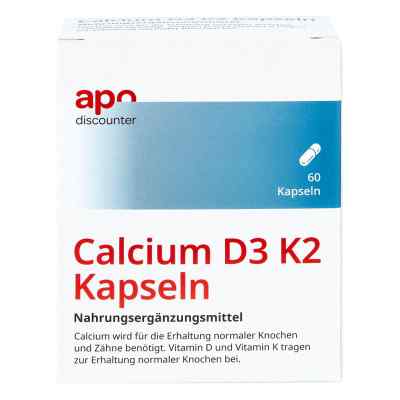 Calcium D3 K2 Kapseln 60 stk von VIS-VITALIS PZN 18306840