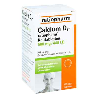 Calcium D3 ratiopharm 500mg/440 internationale Einheiten