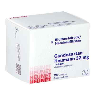 Candesartan Heumann 32 mg Tabletten Heunet 98 stk von Heunet Pharma GmbH PZN 14211605
