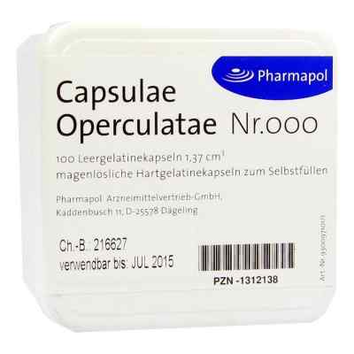 Capsulae Operculatae Kapseln Nummer 000 1,37