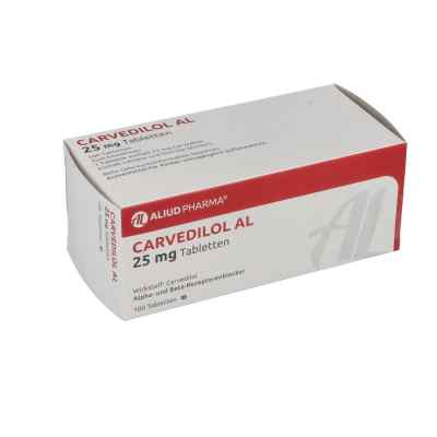 Carvedilol AL 25mg 100 stk von ALIUD Pharma GmbH PZN 00316217