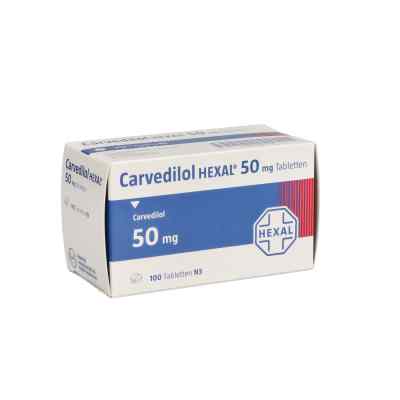 Carvedilol HEXAL 50mg 100 stk von Hexal AG PZN 02227009
