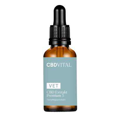 CBD VITAL Vet Cbd Extrakt Premium 5% Tropfen für Hund & Katze