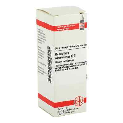 Ceanothus Americanus D2 Dilution 20 ml von DHU-Arzneimittel GmbH & Co. KG PZN 02896176