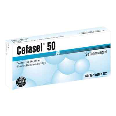 Cefasel 50 Μg Tabletten 60 stk von Cefak KG PZN 10549164