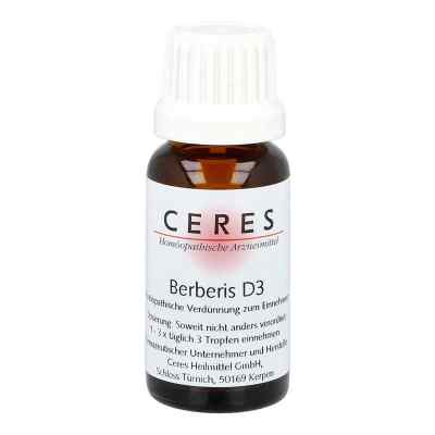 Ceres Berberis D3 Dilution