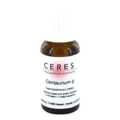 Ceres Centaurium Urtinktur 20 ml von CERES Heilmittel GmbH PZN 00178761
