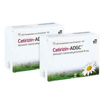Cetirizin Adgc 2x100 stk von Zentiva Pharma GmbH PZN 08102423