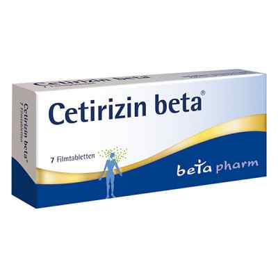 Cetirizin beta 7 stk von betapharm Arzneimittel GmbH PZN 02156858