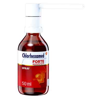 Chlorhexamed FORTE alkoholfrei 0,2%, Anwendung als Spray