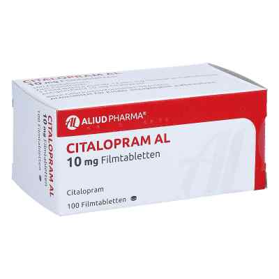 Citalopram AL 10mg 100 stk von ALIUD Pharma GmbH PZN 00418596