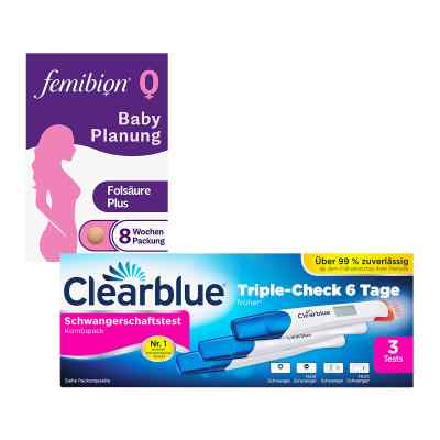 Clearblue Triplecheck + Femibion 2 Pck von  PZN 08101419