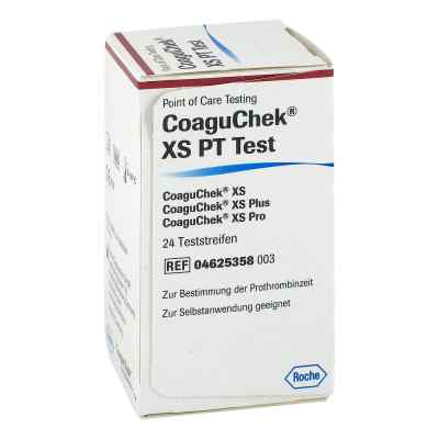 Coaguchek Xs Pt Test 24 stk von Roche Diagnostics Deutschland Gm PZN 01001266