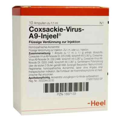 Coxsackie-virus A9 Injeel Ampullen 10 stk von Biologische Heilmittel Heel GmbH PZN 01897133
