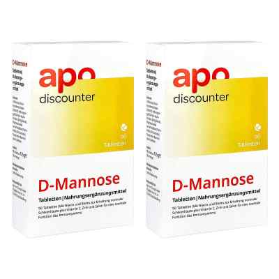 D-Mannose Tabletten 2x90 stk von Euro OTC Pharma GmbH PZN 08102064
