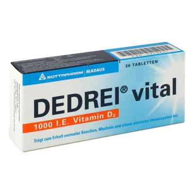 Dedrei vital Tabletten 30 stk von Mylan Healthcare GmbH PZN 00970431