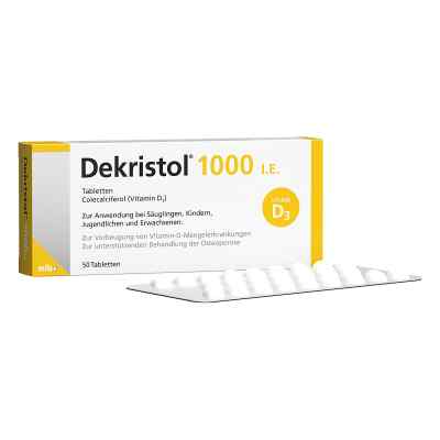 Dekristol 1.000 I.e. Tabletten 50 stk von MIBE GmbH Arzneimittel PZN 10068944
