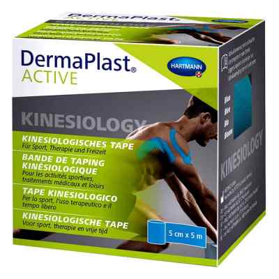 DermaPlast Active Kinesiology Tape 5 cm x 5 m blau