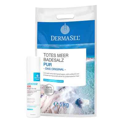 Dermasel Totes Meer Badesalz Pur und Dermasel Therapie Sos Juckr 5 kg von  PZN 08100805