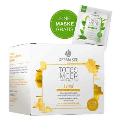 Dermasel Totes Meer Körperbutter Gold und Tuchmaske Grüner Tee G 200 ml von MURNAUER MARKENVERTRIEB GmbH PZN 08100802