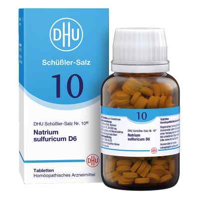 DHU Schüßler-Salz Nummer 10 Natrium sulfuricum D6 420 Tabletten 420 stk von DHU-Arzneimittel GmbH & Co. KG PZN 06584249