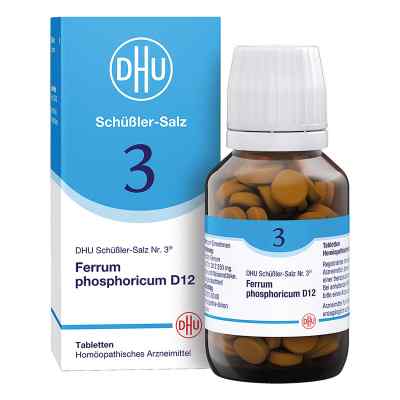 DHU Schüßler-Salz Nummer 3 Ferrum phosphoricum D12 200 Tabletten 200 stk von DHU-Arzneimittel GmbH & Co. KG PZN 02580510