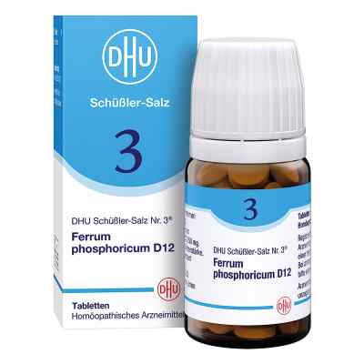 DHU Schüßler-Salz Nummer 3 Ferrum phosphoricum D12 80 Tabletten 80 stk von DHU-Arzneimittel GmbH & Co. KG PZN 00274016
