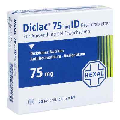 Diclac 75mg ID 20 stk von Hexal AG PZN 07238957