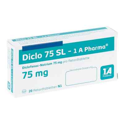 Diclo 75 SL-1A Pharma 20 stk von 1 A Pharma GmbH PZN 02913093