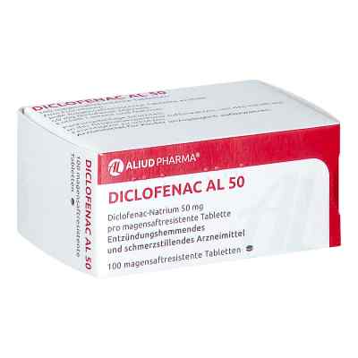 Diclofenac Al 50 magensaftresistente Tabletten 100 stk von ALIUD Pharma GmbH PZN 03525418
