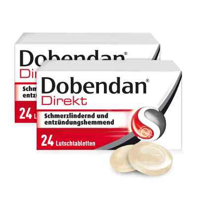 Dobendan Direkt Flurbiprofen 8,75 mg Lutschtabletten 2x24 stk von Reckitt Benckiser Deutschland Gm PZN 08100050