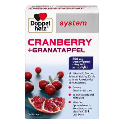 Doppelherz Cranberry + Granatapfel system Kapseln