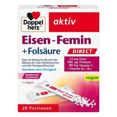 Doppelherz Eisen-femin Direct 20 stk von Queisser Pharma GmbH & Co. KG PZN 01446577