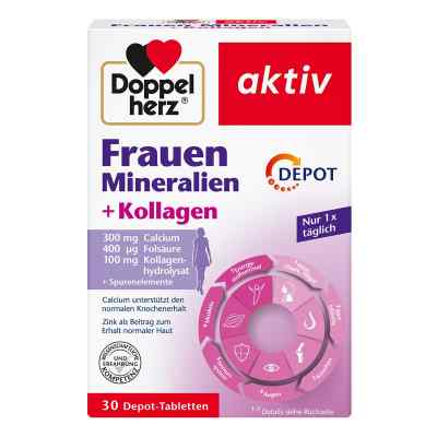 Doppelherz Frauen Mineralien+kollagen Depot Tabletten 30 stk von Queisser Pharma GmbH & Co. KG PZN 16747617