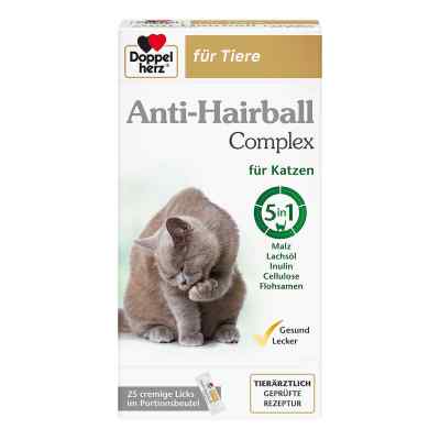 Doppelherz Für Tiere Anti-Hairball Complex Katzen 25X10 g von Queisser Pharma GmbH & Co. KG PZN 18110054