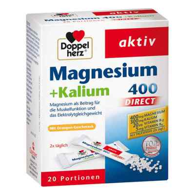 Doppelherz Magnesium+kalium Direct Portionsbeutel 20 stk von Queisser Pharma GmbH & Co. KG PZN 11101359