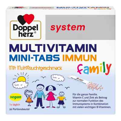 Doppelherz Multivitamin Mini-tabs family system 20 stk von Queisser Pharma GmbH & Co. KG PZN 15885122