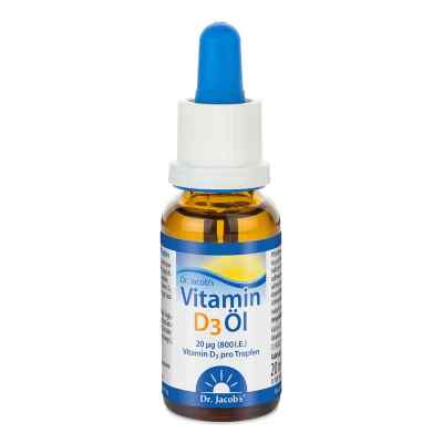 Dr. Jacob's Vitamin D3 Öl 640 Tropfen 800 IE D3 vegetarisch